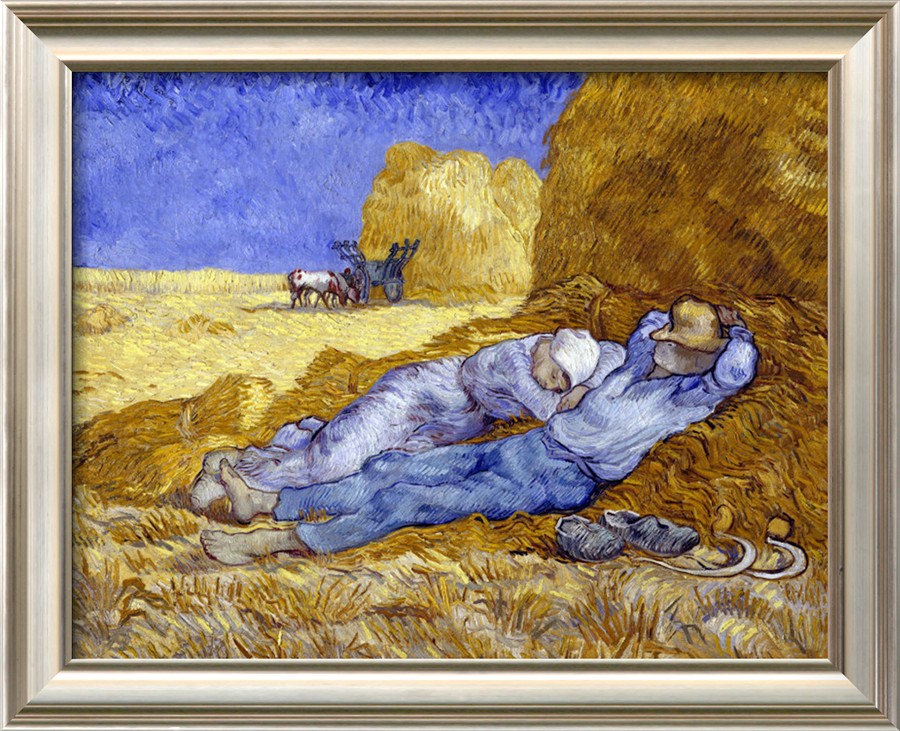 Midday Rest after Millet - Vincent Van Gogh Paintings